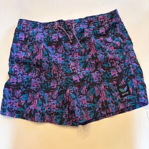 Erima Swim Trunks Men’s 80’s Vintage Neon Shorts Size large